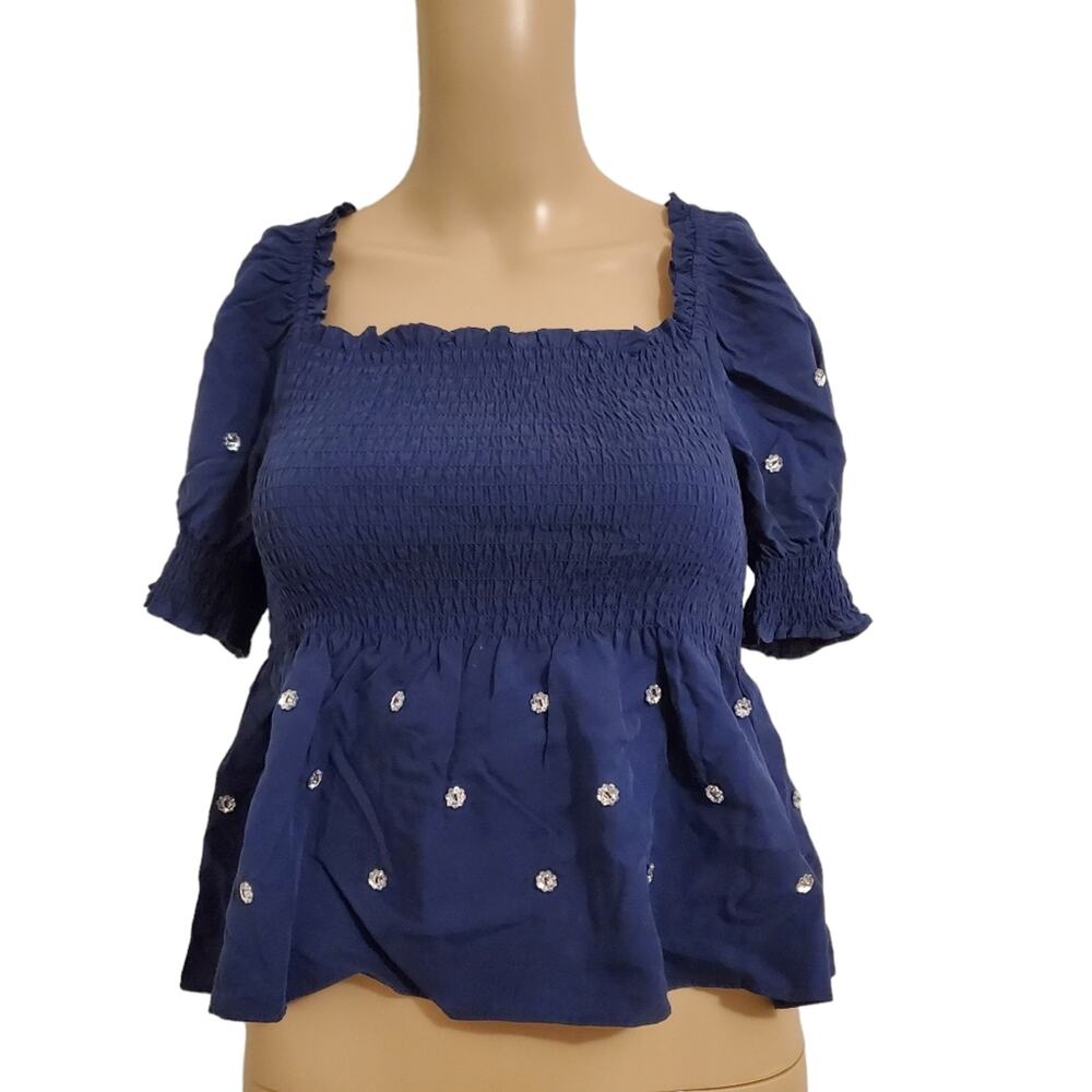 Hill House Jewel Jammie Top (S) - Picture 2 of 6